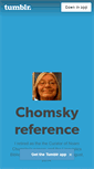 Mobile Screenshot of chomskyreference.org