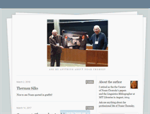 Tablet Screenshot of chomskyreference.org